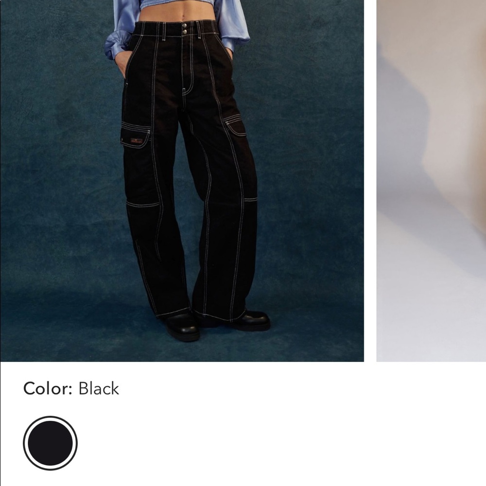 Urban Outfitters BDG Black Cargo Pants